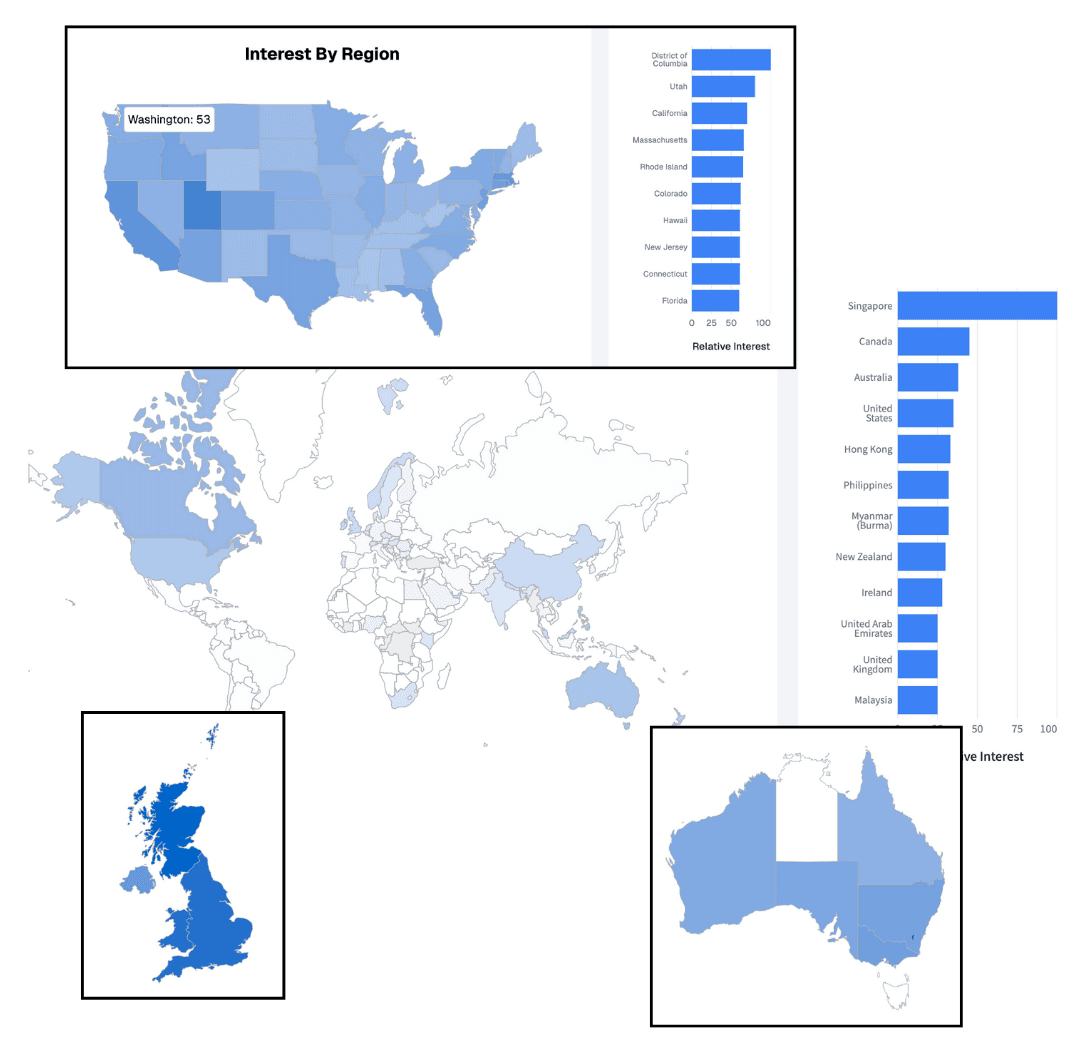 Interest by Region Screenshot